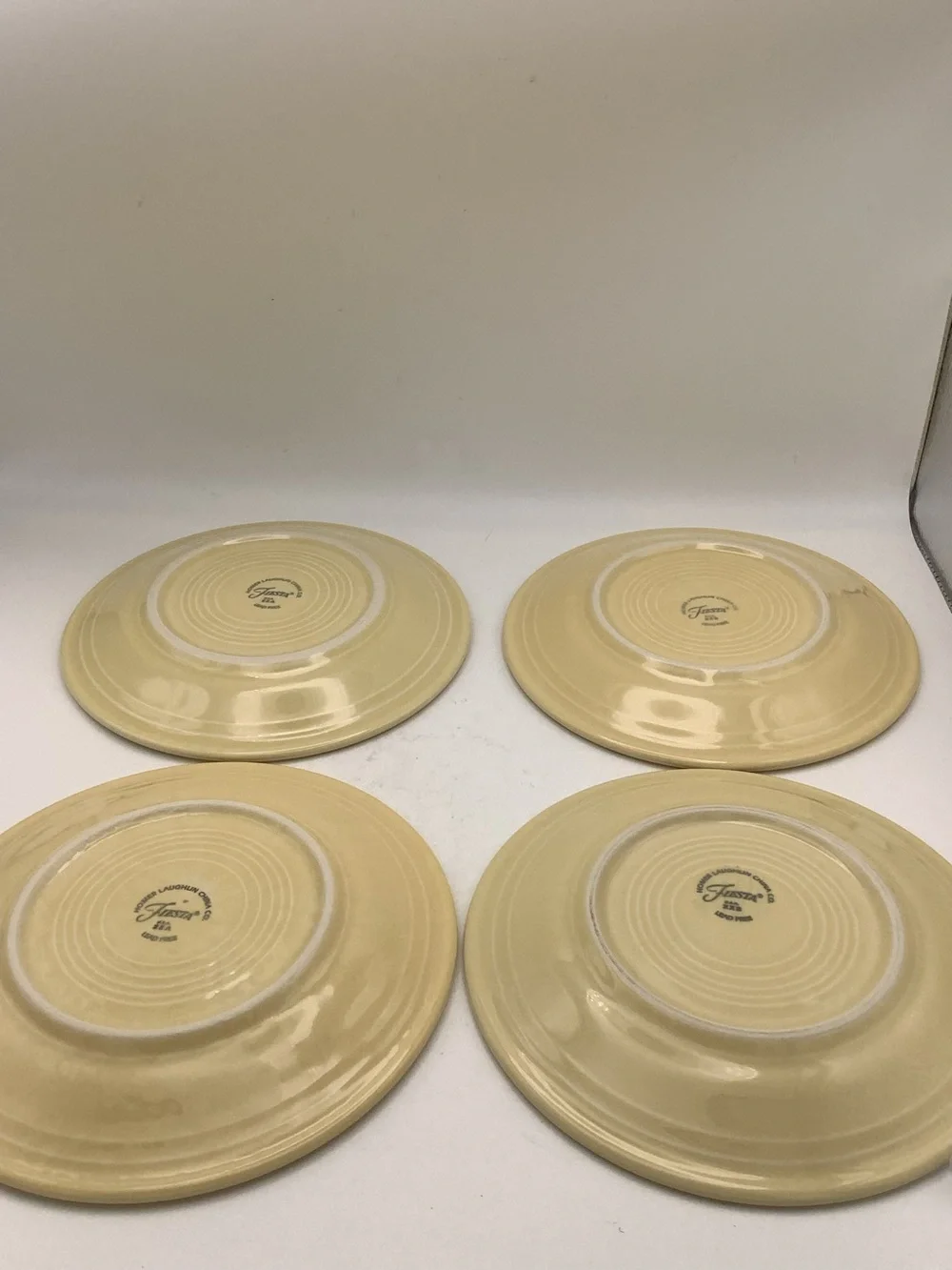 Four Fiesta Dessert Plates